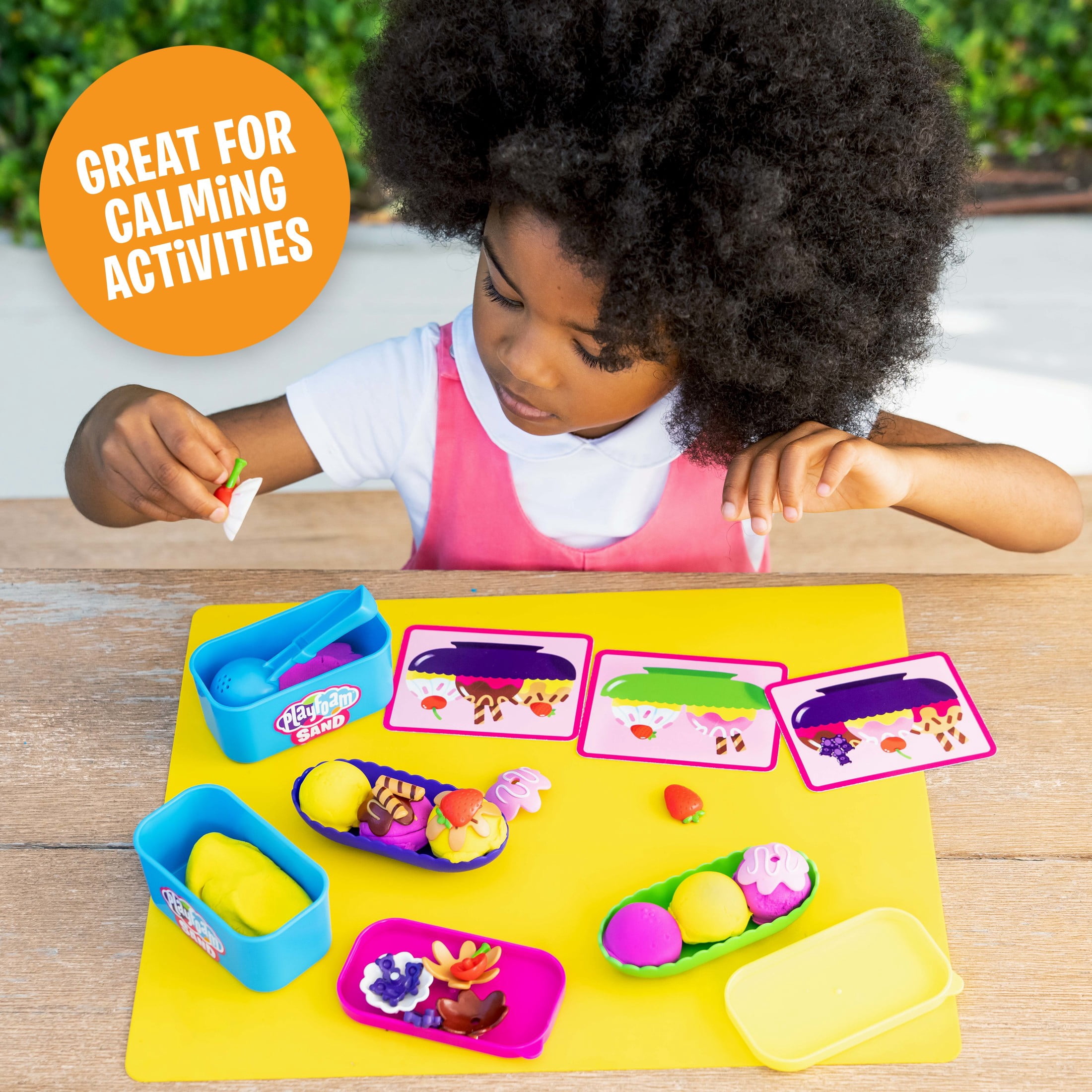 Educational Insights Playfoam Sand Ice Cream Sundae Set, Sensory Play Sand, Ages 3+