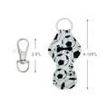 thumbnail image 7 of Wrapables 10 Pack Chapstick Holder Keychain, Keyring for Lip Balm Lip Gloss Lipstick with 10 Pieces Metal Keyring Clasps, Soccer, 7 of 7