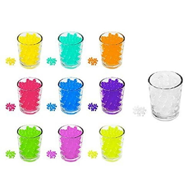 jellybeadz brand water beads huge 12 pack combo 3 gel