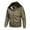 Army Green, variant on EGNMCR Men's Fleece Jacket Winter Warm Thicken Outdoor Puffer Cardigan Cotton Jackets with Pockets Casual Solid Color Patchwork Lapel Zipper Hiking Mountain Windproof Coats Jacket