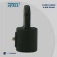 thumbnail image 4 of Five Oceans Marine Bimini Top External Eye End, 7/8 Inch Black Nylon, Ideal for Pontoon, Fishing, Ski Boats, 2-Pack FO3845-M2, 4 of 7