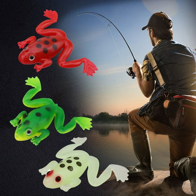 5 Pcs Appâts de Pêche Grenouille Réalistes Taux de Pêche Accrue Design Réutilisable Simulation Couleur Vive Pêche Griffe 3cm Simulation Appâts Grenouille Fournitures de Pêche