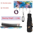 thumbnail image 5 of PhooArto Key Holder for Wall Decorative with 5 Key Hooks, Tie Dye Butterfly Pattern Holders Wall Mount Organizer with Mail Key Rack, Self Adhesive, 5 of 7