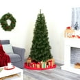 thumbnail image 5 of Nearly Natural 6.5ft. Cashmere Slim Artificial Christmas Tree, Green, 5 of 6