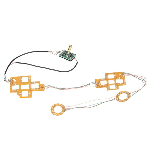 Kit de botones luminosos LED para P, controlador inalámbrico de luz LED para mango P, controlador de tablero luminoso, tablero de luz LED para materiales ecológicos P
