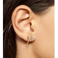 thumbnail image 4 of Diamond Star Dangle Charm Earring, 4 of 4