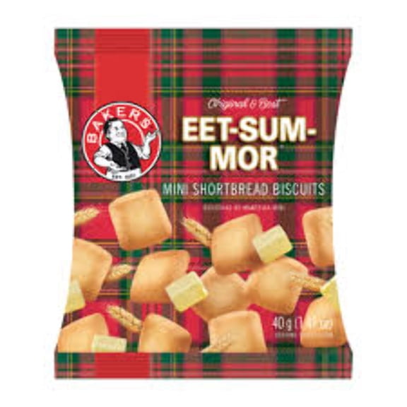 Bakers Eet-Sum-Mor Mini Shortbread Biscuits 40g