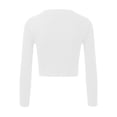 thumbnail image 5 of Lixiuxyad Women's Cropped Knit Cardigan with Tie Front and Long Sleeves Fall Fashion Clothes,White, 5 of 6