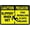 Warning Sign 4, variant on Caution Employees Only Sign 8"x12", Aluminum Tin Warning Signs for Home Outdoor Garden, Durable Security Sign for Workplace