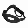 thumbnail image 2 of Ceinture de soutien pour le sommeil, noire, pour homme et femme, avec mentonnière et mâchoire, anti-ronflement (sans ourlet), 2 of 4
