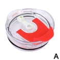 thumbnail image 3 of Lttoisl Couvercle de Rechange pour Gobelet 40 Oz, Couvercle de Gobelet de Voyage en Plastique Transparent Anti-Déversement avec Paille Rabattable pour Tasses Quencher, Multicolore, 3 of 8