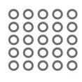 thumbnail image 4 of Dana Spicer Differential Pinion Yoke Nut Washer 30275 Set Of 25, 4 of 4