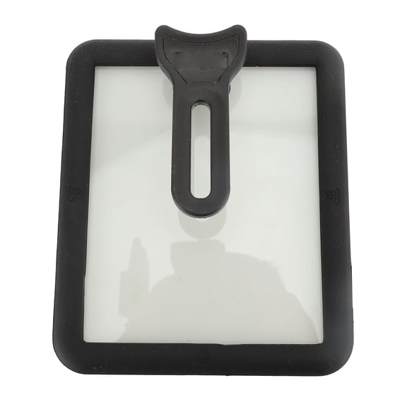 BIMZUC Thickened 4mm Tempered Glass Omelette Pan Lid – Transparent, Non‑Stick Silicone Rim, 15x18cm Universal Tamagoyaki Cover