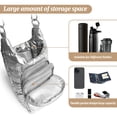 thumbnail image 4 of TSAXW Water Bottle Carrier Bag - Quilted Crossbody Water Bottle Holder with Strap, Stylish Puffer Tote Bag for Water Bottle, Water Bottle Sling Bag for Outdoor Travel, 4 of 6