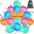 thumbnail image 4 of 16 Uds globos de agua magnéticos reutilizables, juguetes de bomba de agua de llenado rápido autosellantes para niños de 4 a 8 años, bolas de salpicaduras de agua rellenables para, 4 of 5