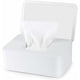 thumbnail image 1 of Caja de pañuelos húmedos, caja de toallitas blancas, dispensador de toallitas húmedas, caja de almacenamiento de toallitas húmedas a prueba de polvo con tapa para, 1 of 5