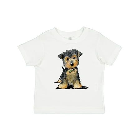 

Inktastic Little Gent Yorkie Gift Toddler Boy or Toddler Girl T-Shirt