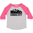 thumbnail image 3 of Inktastic Kansas City Skyline Grunge Boys or Girls Toddler T-Shirt, 3 of 5
