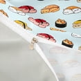 thumbnail image 4 of meiyoeat Sushi Cat Print Bedding,Cute Food Pattern Duvet Cover Full For Girl,Reversible,3-Piece,1 Duvet Cover and 2 Pillowcases, 4 of 6