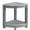 Grey, variant on Corner Shower Stool for Shaving Leg, Waterproof Bathroom Shower Bench Seat for Inside Shower, Poly Lumber Plastic Shower Chair Seat, Shower Foot Rest with Adjustable Feet, Non-Slip, Brown