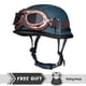 thumbnail image 4 of Casco de seguridad de media cara para montar a caballo, unisex, para hombre y mujer, cómodo, con certificación DOT, 4 of 5