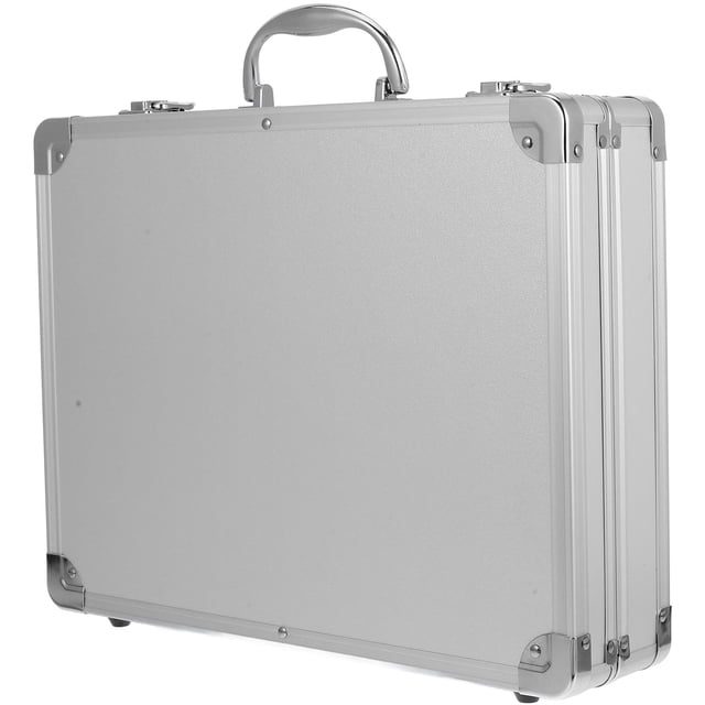 TABLZONE Aluminium Carry Case Storage Box Silver Shockproof Outdoor Use 1Pcs