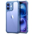 thumbnail image 1 of Funda de teléfono ESR Air Armor Series para iPhone 16, azul transparente, 1 of 7