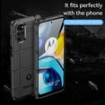 thumbnail image 3 of Slim Fit Phone Case for Motorola G22, Case for Moto E32,Case for Moto E32S,Rugged Shield Phone Case with Military Grade Shockproof Protection Cover for Moto G22/E32/E32S, HD Black, 3 of 16