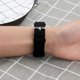 thumbnail image 3 of Correa De Reloj Correa De Reloj De Lona Suave Transpirable Lavable Elegante Correa De Reloj Apta Para Fitbit Charge2 Negro ANGGREK Watchband, 3 of 5