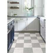 Floorpop Langley Grey Peel and Stick Floor Tiles