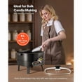 thumbnail image 4 of Wax Melter For Candle Making, 5.3 Qts, Fast And Even Heating, With Easy Pour Spout And Temperature Control, Hourglass Base For Non-Stick Smooth Flow, Wax Melting Pot For Making Candles Soaps, 4 of 10