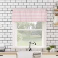 thumbnail image 4 of Pink Stripe Kitchen Valances for Windows 42x12 Inch Kitchen Curtains Valances Rod Pocket Abstract Art Modern Vertical Striped Bathroom Window Valances for Window Treatment Decor, 4 of 6
