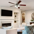 thumbnail image 2 of Westinghouse Vintage Ceiling Fan with Light Kit, 52 Inch, Brushed Nickel Finish, 2 of 9