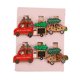 thumbnail image 1 of Cateissary 6 piezas Clip de de Navidad Papá Noel árbol de Navidad Elk Clips de fotos Pinzas para la ropa DIY Mensaje Nota Clavijas Kits de decoración para fiestas Tipo 2, 1 of 6