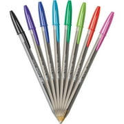 BIC Cristal Bold Ballpoint Pens, 1.6mm, Assorted Colors, 24 Count
