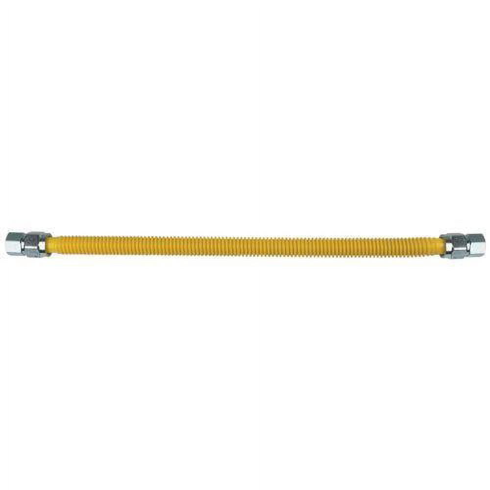 BrassCraft Gas Line Connector CSSB21-24 - Flexible Gas Range & Furnace Hose - 7/8" OD x 24" — Garden & Landscape Use, Standard Connection