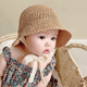 thumbnail image 4 of Circunferencia de la cabeza 52cm sombrero de paja de encaje para bebé sombrero de sol para niños sombrero de paja para niños MFZFUKR BST3050651-1, 4 of 5