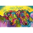 thumbnail image 3 of Dean Russo Collection 24x17 Black Modern Framed Museum Art Print Titled - Dofka And Stella, 3 of 5
