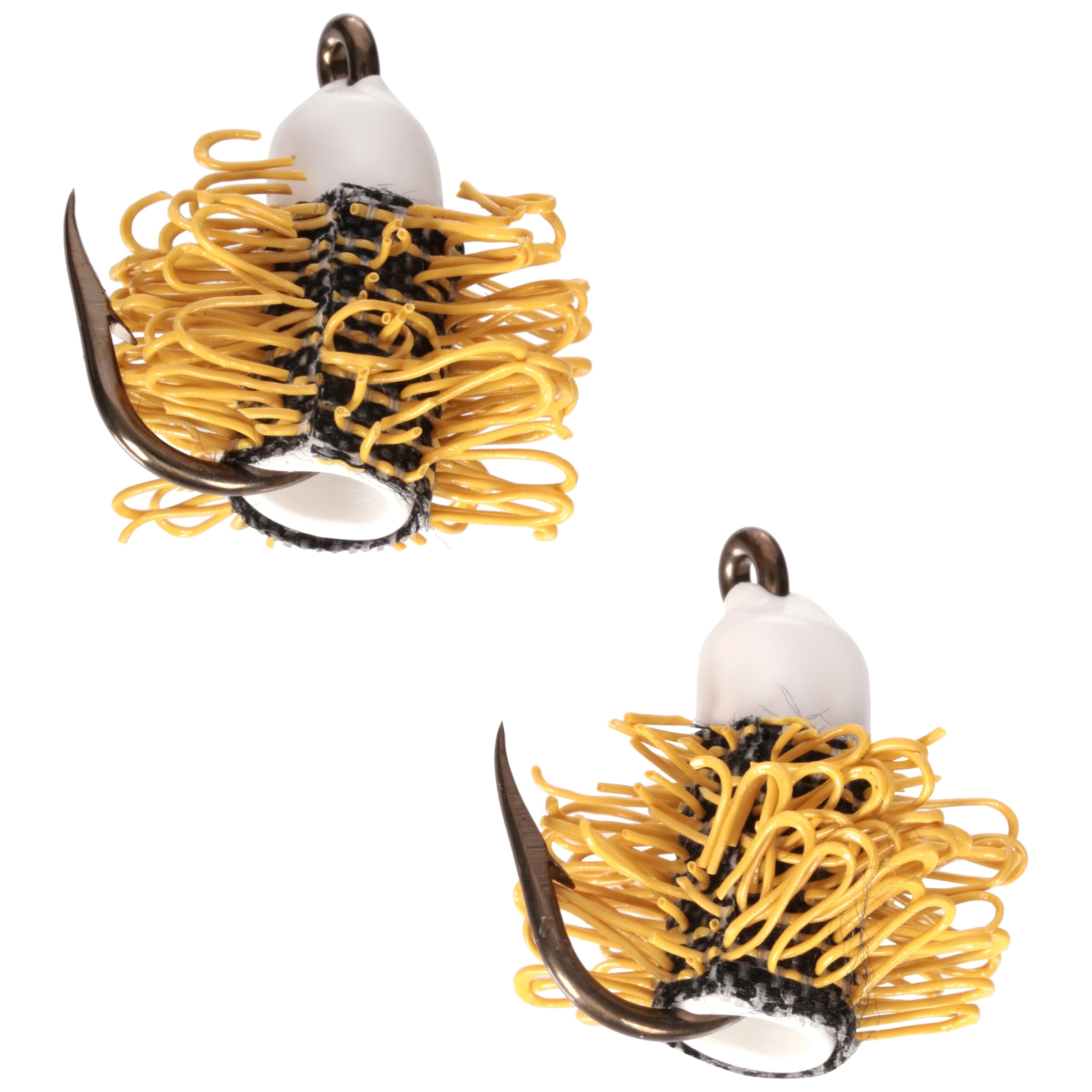 MAGIC BAIT Wooly Single Fishing Bait Holder 2ct White