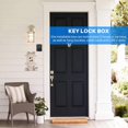 thumbnail image 4 of Key Lock Box, Wall-Mounted Zinc Alloy Key Box Weatherproof 4-Digit, 4 of 5