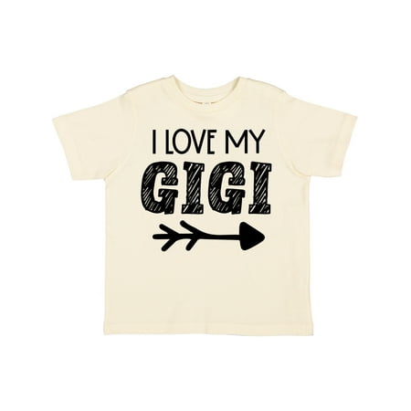 

Inktastic I Love My Gigi with Arrow Gift Toddler Boy or Toddler Girl T-Shirt