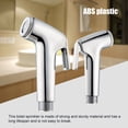 thumbnail image 3 of Rociador de bidé, rociador de mano para baño, inodoro, rociador para lavado femenino, rociador, adaptador de 4 vías, manguera de 1,5 m, base Scienceny HA007891-08, 3 of 6