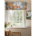 thumbnail image 2 of Fall Deer Forest Valances for Windows, Rod Pocket Kitchen Valance Curtains - Soft & Washable Small Window Treatment for Living Room,&nbsp;Bathroom, Autumn Waterfall , 42x12 Inch, 1 Panel, 2 of 9