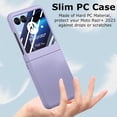 thumbnail image 3 of for Motorola Razr+ 2023 Case with Integrated Glass Screen Protector, Slim Matte Hard PC Back Case Scratch-Resistant Full Coverage Phone Case for Motorola Razr Plus 2023 - Purple, 3 of 12