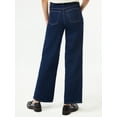 thumbnail image 6 of Free Assembly Women's High Rise 70’S Full Wide Leg Straight Jeans, 6 of 6