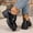 Gray, variant on YOUYEDIAN Boots for Women Versatile Round Toe Lace-up Vintage Block Heel Ankle Bootie Fashion Comfortable Non Slip British Style Outdoor Shoes