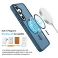 thumbnail image 4 of Tekcoo for Samsung Galaxy S24 FE Case, Compatible with MagSafe Military Grade Drop Protection Magnetic Rugged Cover Translucent Back Shockproof Phone Case for Samsung Galaxy S24 FE - Blue, 4 of 10