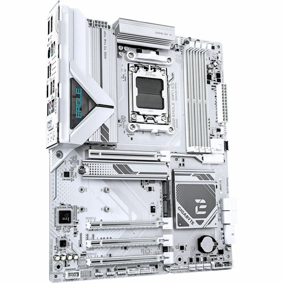 GIGABYTE Ultra Durable B850 EAGLE WIFI7 ICE Gaming Desktop Motherboard, AMD B850 Chipset, Socket AM5, ATX