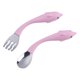 thumbnail image 1 of WORGEOUS 1 set 2pcs baby waterware staveware acero inoxidable cucharada de horquilla para niños pequeños para niños pequeños, 1 of 8