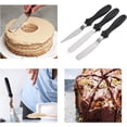 thumbnail image 4 of Juego de espátulas para glaseado, espátulas de plástico para pasteles de acero inoxidable para untar crema, decorar pasteles, pasteles para glasear BRILLAR  Rojo Verde, 4 of 5